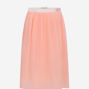 Gucci Soft Coral Pleated Midi Skirt